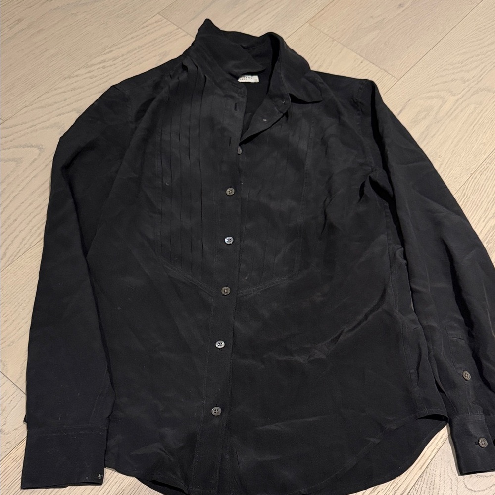 Equipment Black Dress Shirt